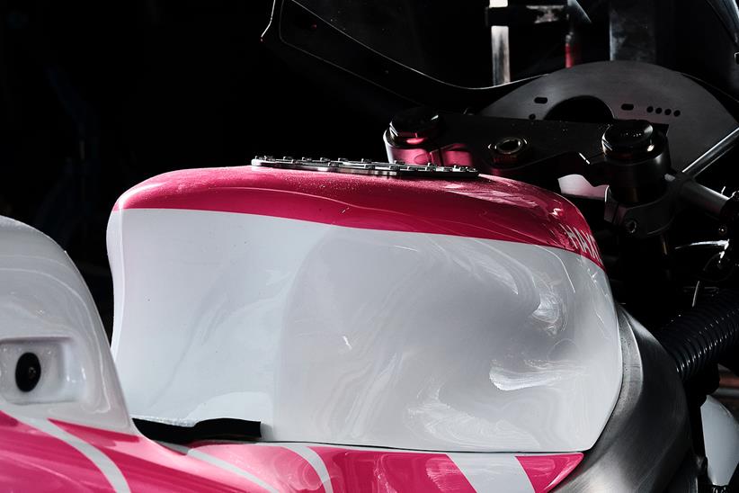 Suzuki Slabshot fuel tank