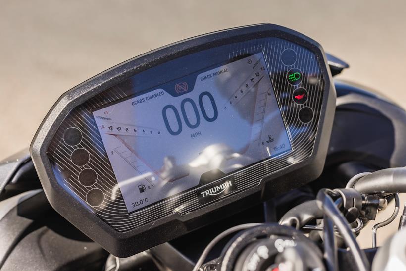 Street Triple RS - dashboard