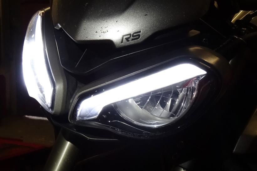 Triumph Street Triple 765 RS headlights