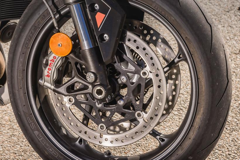 Triumph Street Triple 765 RS brake calipers and discs