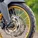 Honda Transalp long-term test bike front wheel