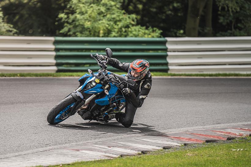 Riding the Suzuki GSX-8S at Cadwell Park