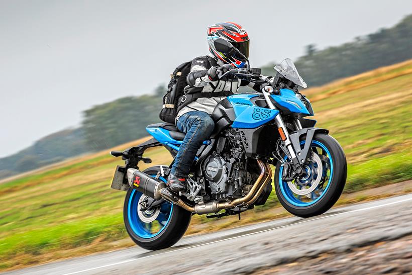 Suzuki GSX-8S on the MCN test bike fleet