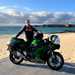 Kawasaki H2 SX SE and Michael Neeves by the beach