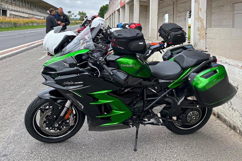 Kawasaki Ninja H2 SX SE long-term test bike on tour