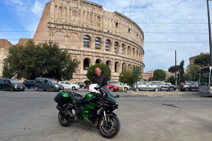 Kawasaki Ninja H2 SX SE long-term test bike Colliseum