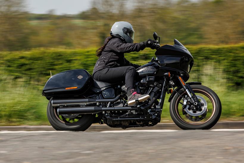 Long-term Harley-Davidson Low Rider ST right side on the road