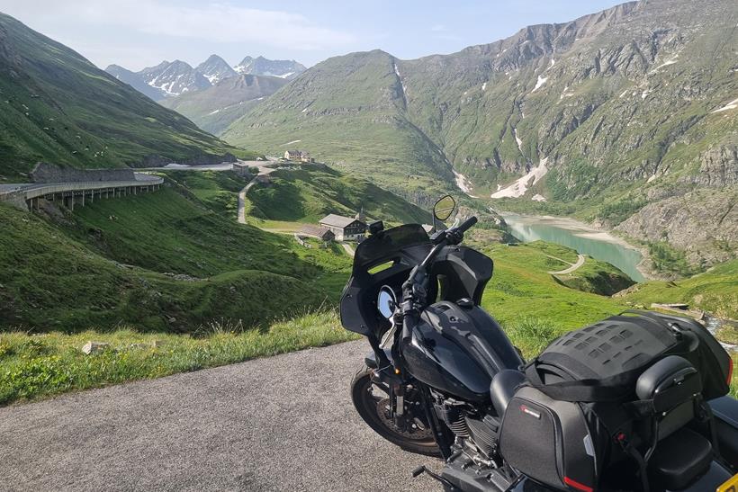 Long-term Harley-Davidson Low Rider ST in the mountains