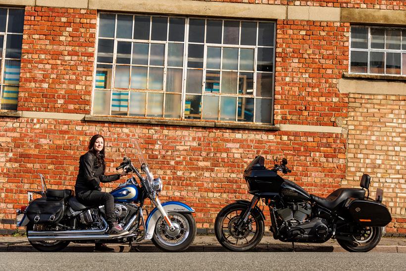 Saffron Wilson compares the long-term Harley-Davidson Low Rider ST to her own Heritage Softail