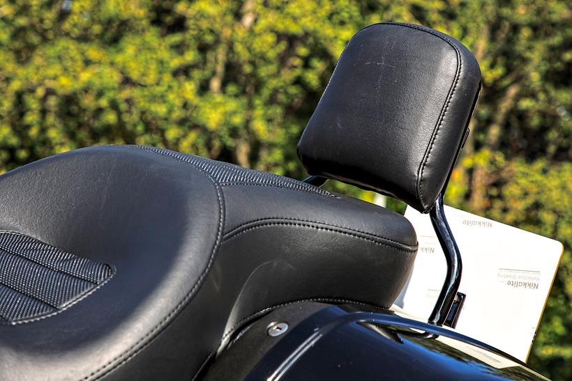 Long-term test Harley-Davidson Low Rider ST rear seat unit