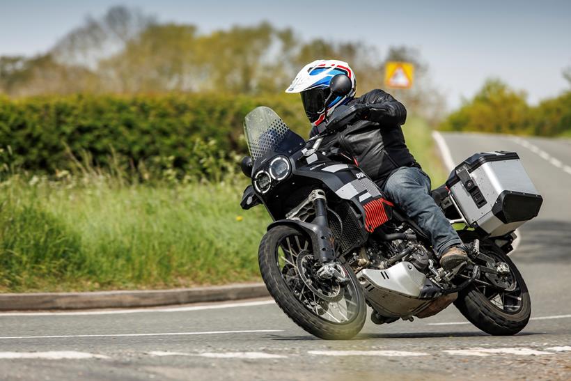 Ducati DesertX on the road