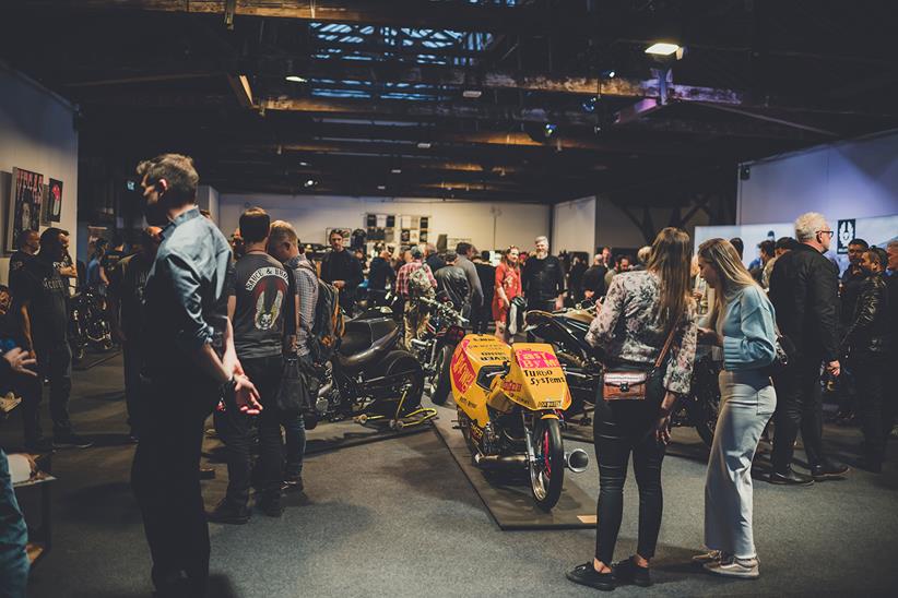 Visitors at the 2022 Bike Shed Moto Show