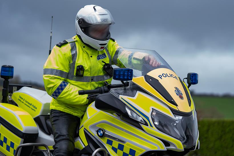 Police bike officer