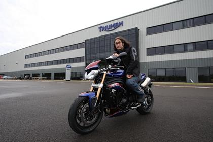 Ross Noble kicks off his Triumph 'Sit Down Tour'