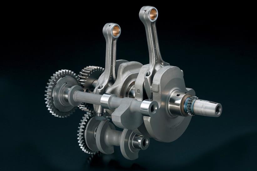 2023 Suzuki GSX-8S Cross Balancer crankshaft