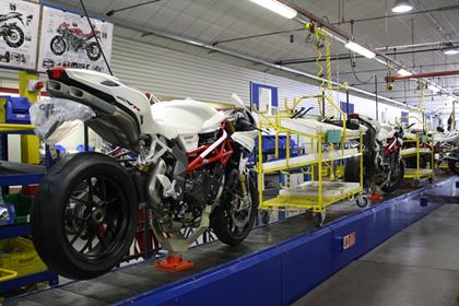 MV Agusta F4 RR begins production