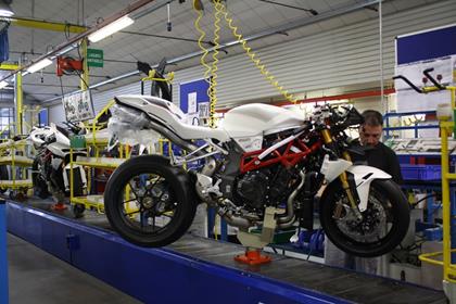 MV Agusta F4 RR begins production