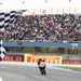 Alvaro Bautista crossed the line to win at Assen