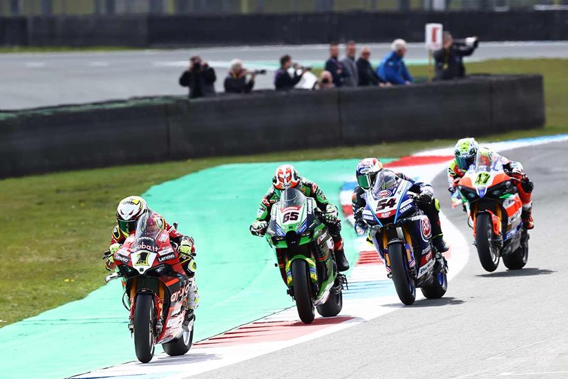 Rea, Razgatlioglu and Bassani chase down Bautista at Assen