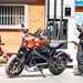 Charging an electric Harley-Davidson LiveWire