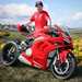 Alastair Seeley with the Ducati Panigale V2