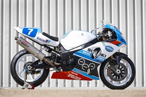 Team Classic Suzuki get set for the track with latest GSX-R1000 K1 race bike