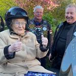 Super gran rides again for her 90th birthday