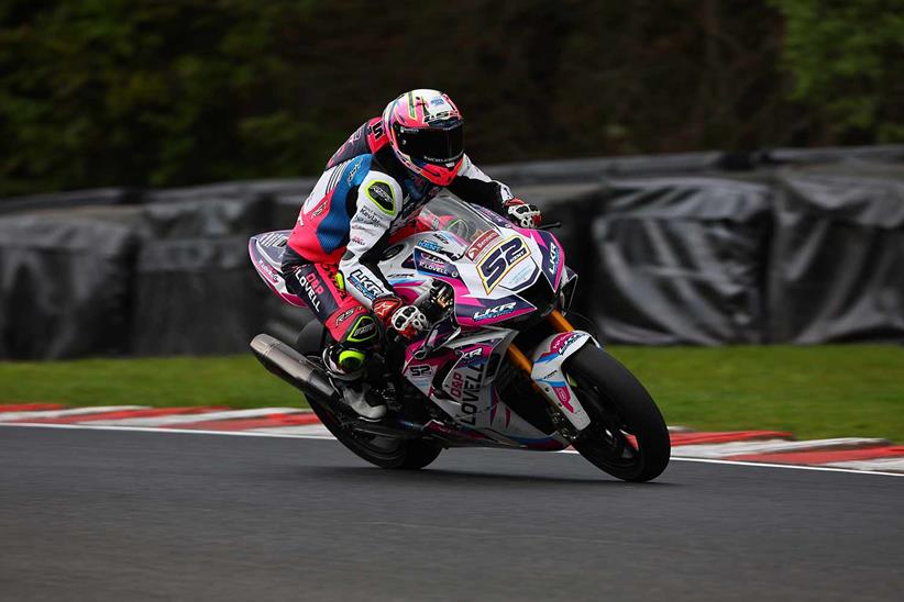 Danny Kent in action for Lovell Kent Racing Honda at Oulton Park.