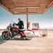 2023 Harley-Davidson Highway King parked in a petrol station