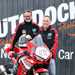 Jeremy McWIlliams with Wilson Craig Honda boss Darren Gilpin