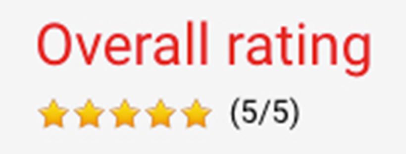 Overall verdict is five stars out of five