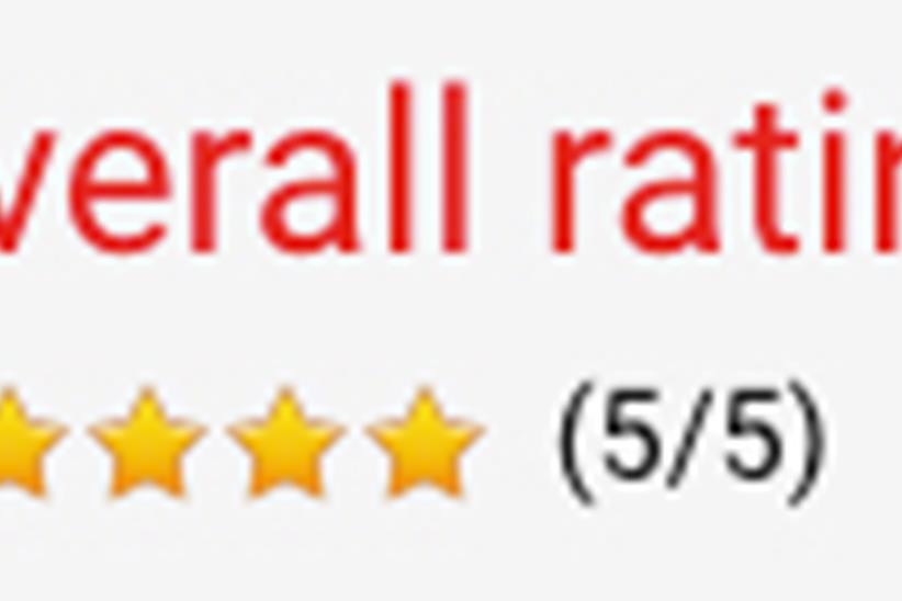 Overall verdict is five stars out of five