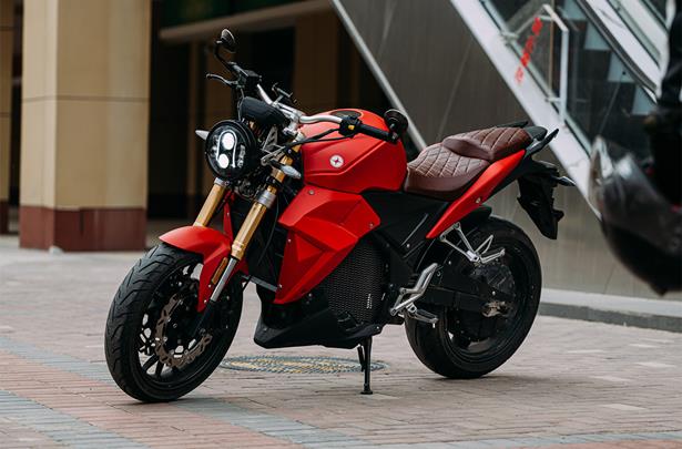 Urban store electric motorcycle