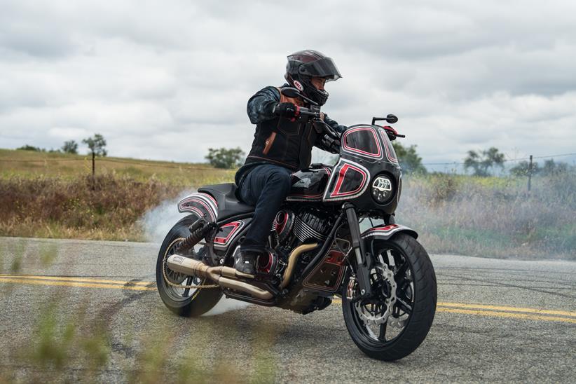 Twitch takes a ride on thelast 'Forged' custom Indian Sport Chief