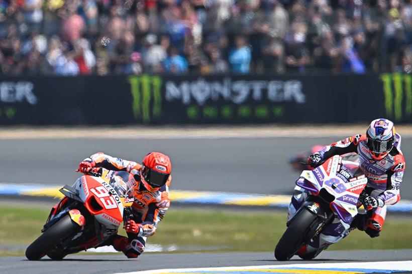 Marc Marquez and Jorge Martin battle at Le Mans