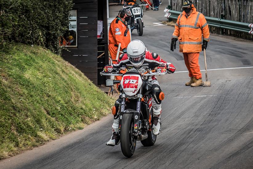 Getting away from the line at the Shelsley Hillclimb (image: Dennis Wood)