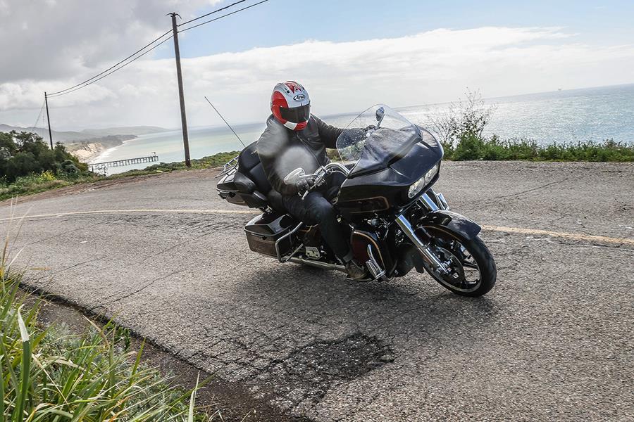 Harley-Davidson CVO Road Glide Limited Anniversary Edition on the road