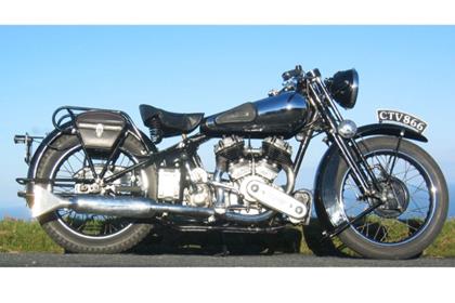 The 1931 Brough Superior SS80 that once belonged to Steve McQueen and US customiser Von Dutch 