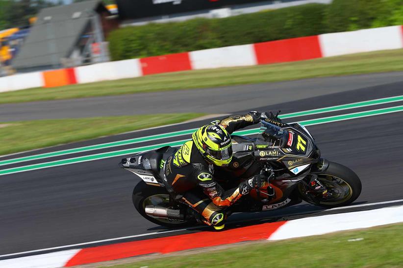 Kyle Ryde in action at Donington Park