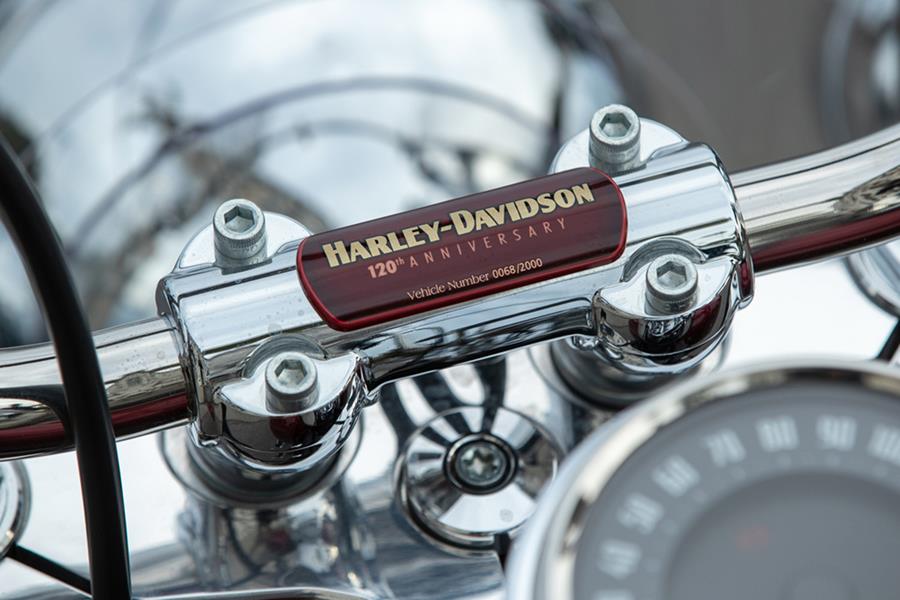 Harley-Davidson Heritage Classic Anniversary Edition commemorative plaque