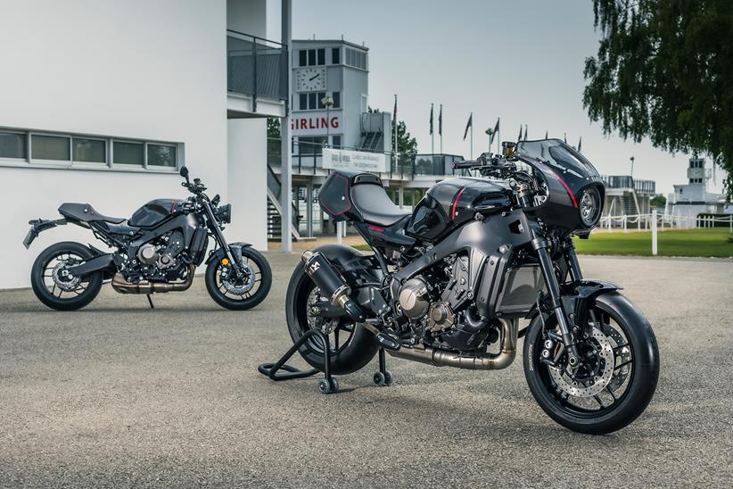 Yamaha XSR900 Racer with standard bike