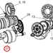 KTM semi-auto actuator technical drawing