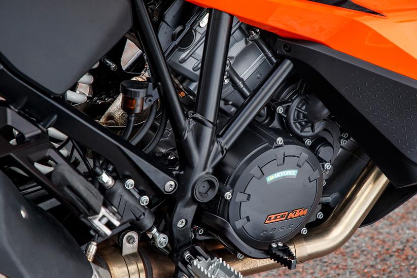 KTM LC8 V-twin engine