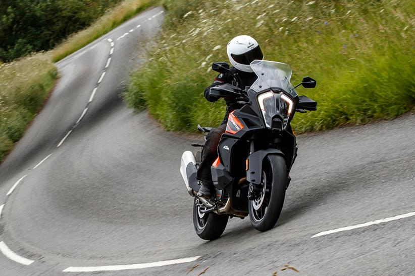 KTM 1290 Super Adventure S on the road