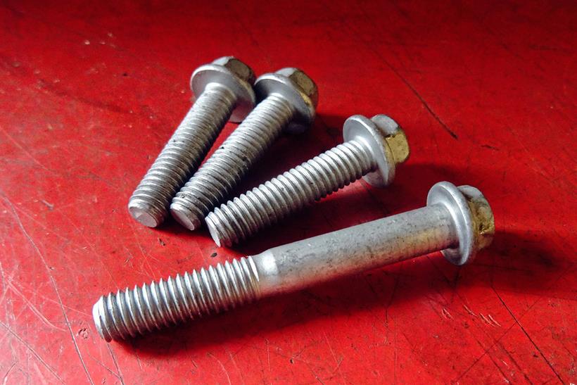 Motorcycle crash protection bolts