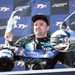 Michael Dunlop (Hawk Racing Honda) celebrates after winning the Superbike TT in the Isle of Man. (Pacemaker Press / Stephen Davison)