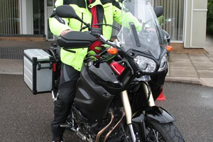 Adrian Chiles on the Yamaha Super Tenere