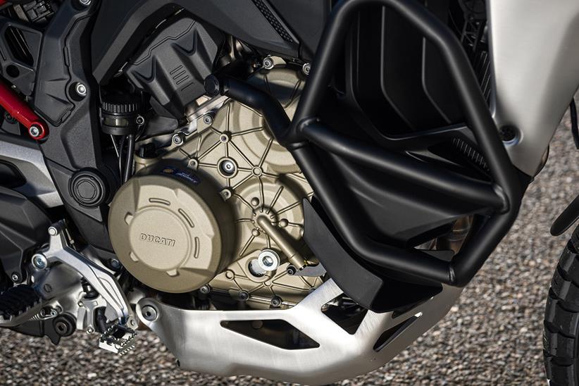 Ducati Multistrada V4 Rally engine