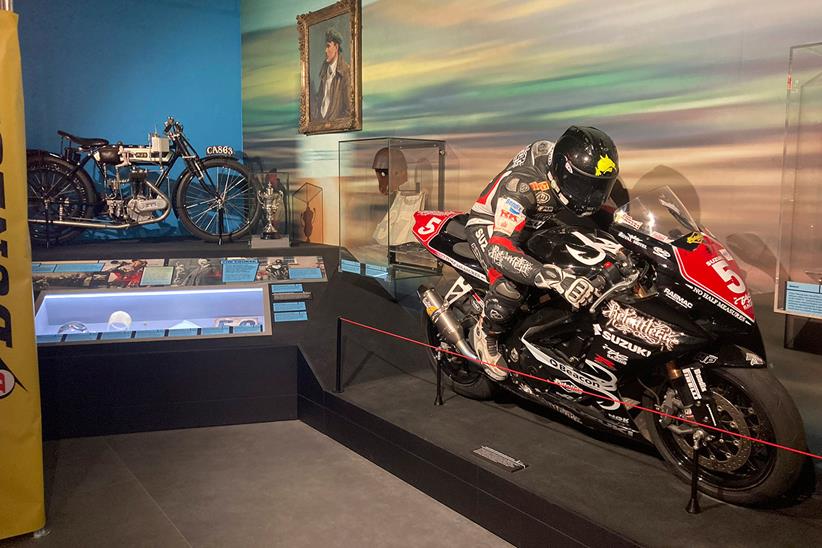 Anstey's Suzuki GSX-R at the Manx Museum