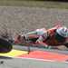 A crash for Marc Marquez at the Sachsenring